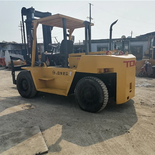 Used 8 ton tcm forklift FD80 japan made used  tcm 3t 5t 6t 10t 20t diesel forklift truck