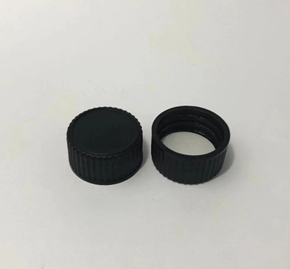 18mm 20mm  White Black Child Proof And Tamper Evident Euro Dropper Cap For Essential Oil Bottle Closures With Plastic Insert