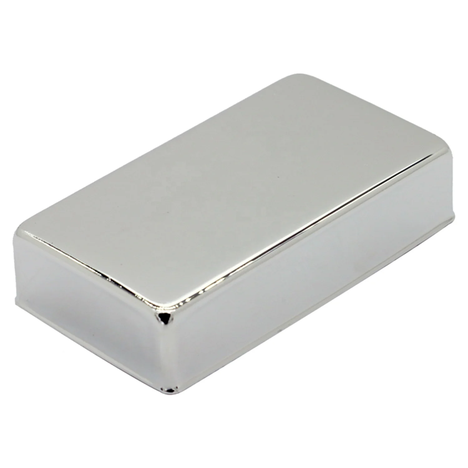 Оптовая продажа высокое качество закрытый стиль Чистый Никель серебристый humbucker Lp гитарный звукосниматель крышка для электрических звукоснимателей
