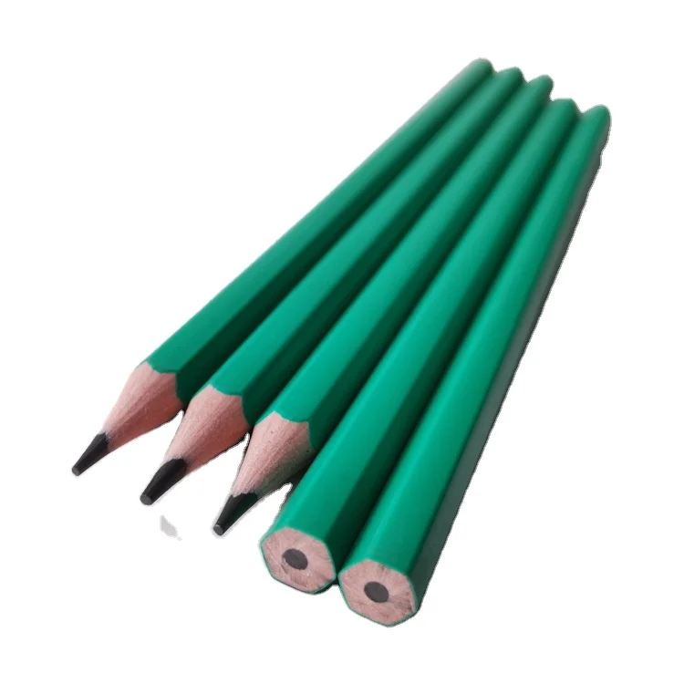 Factory Instock Cheap Price Plastic Hexagonal HB Pencil for Sketch Drawing Tools