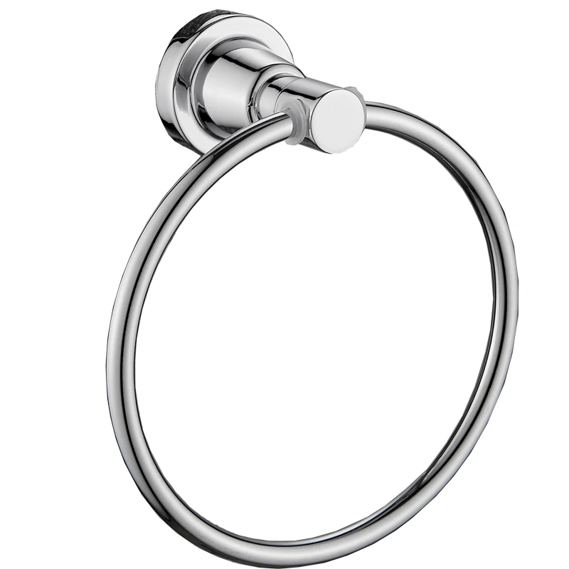 Bathroom Hardware Circular Ring Stainless Steel Circular Towel Rack Wall Mounted Bathroom Bath Towel Ring