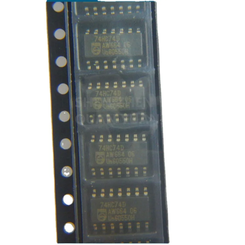 RUIST 74HC74 Integrated Circuits IC 4HC74D 4HC74 74HC74D