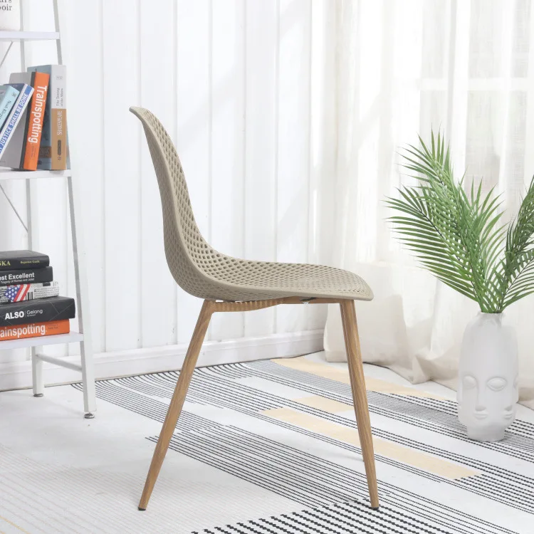 Hot Sale Langfang Dining Room Furniture Cheap Plastic Chair Modern Design High Quality Dining Chairs