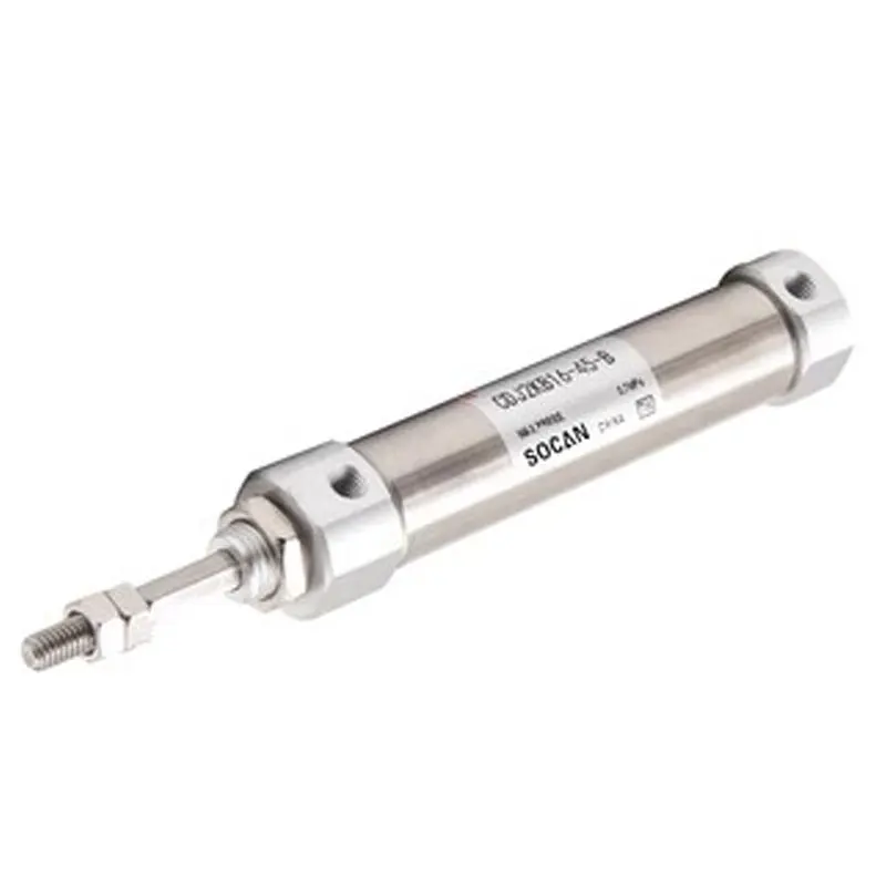 SMC micro cylinder CDJ2KB16-15/30/45/50/60/70/80/90/100B-Z rod type non rotating micro cylinder
