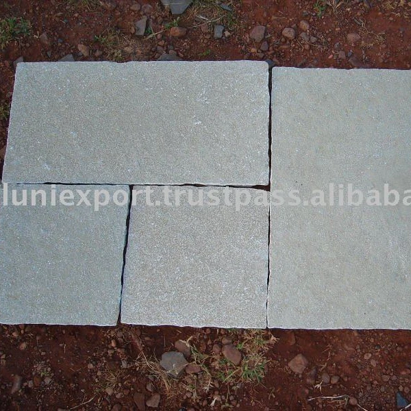 Indian Tandur Yellow Limestone Tumbled Pavers Outdoor Garden Patio Paving Slabs French Pattern Tiles Roman Pattern Flooring