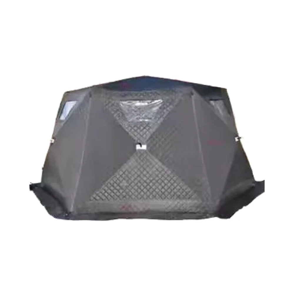 Winter Outdoor Portable Automatic five-Layer Oxford Fabric Cotton Fiberglass Poles Hexagon Fishing Tent