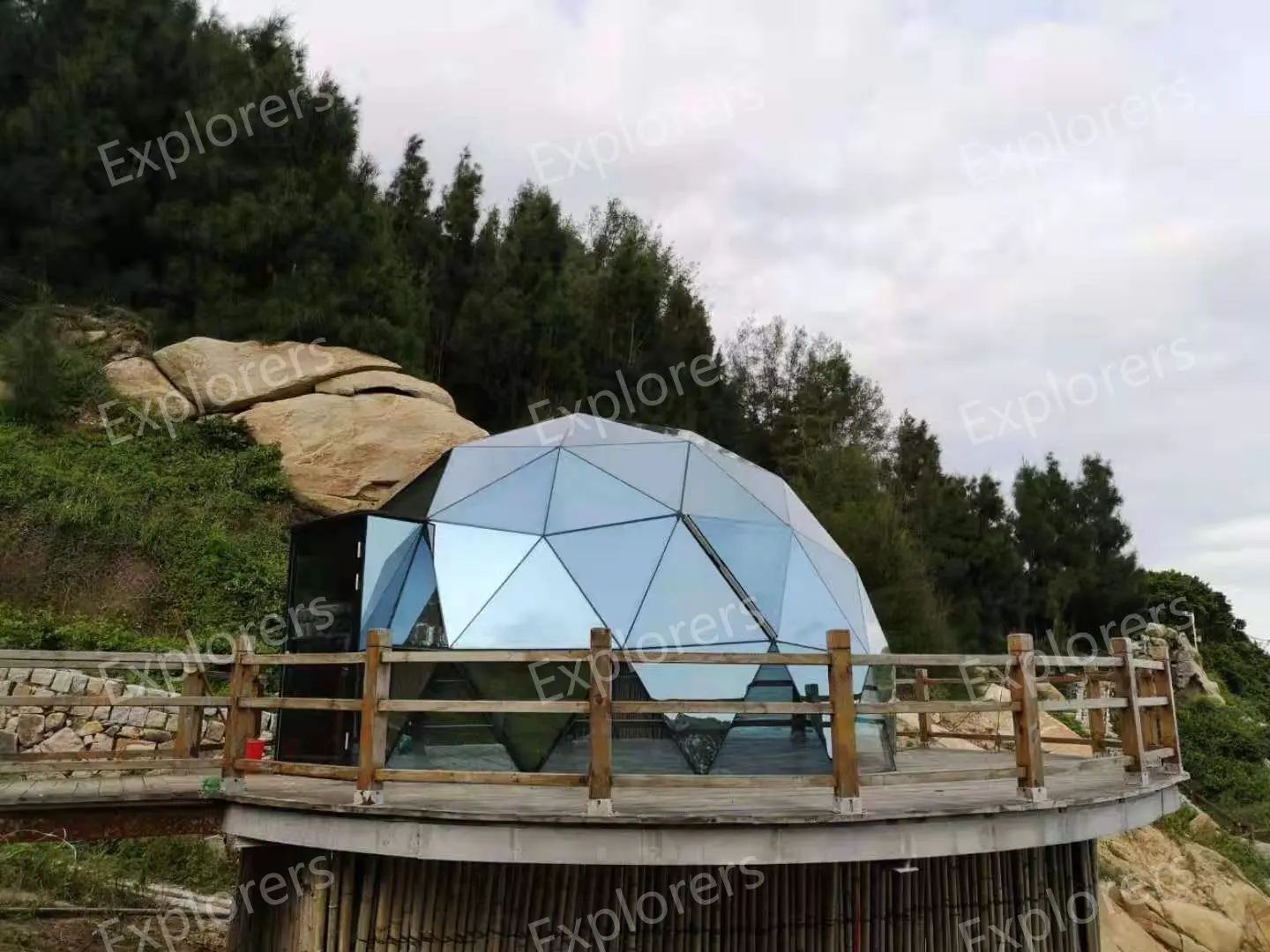 Купольная палатка gGamping диаметр 6 м 8 дюймов