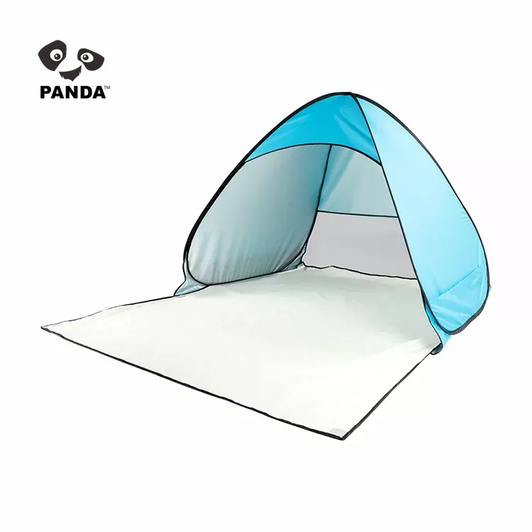 Pop Up Tent Rusee Instant Portable Camping Tents 2 3 Person Fishing Anti UV Beach Shelter Outdoor Automatic Cabana Beach Tent