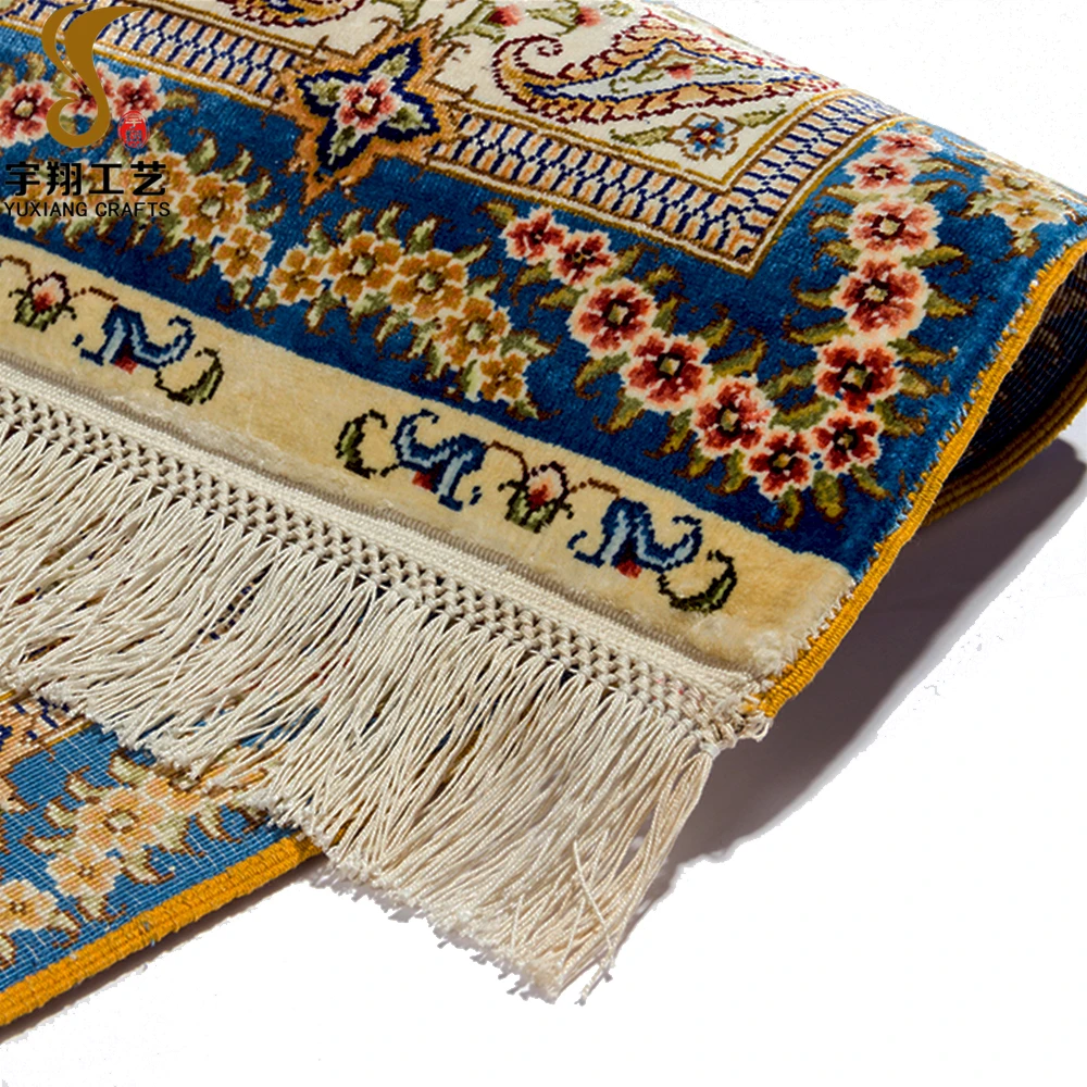 Nanyang Yuxiang Christmas Decorations Luxury Silk Persian Hand Made Carpet