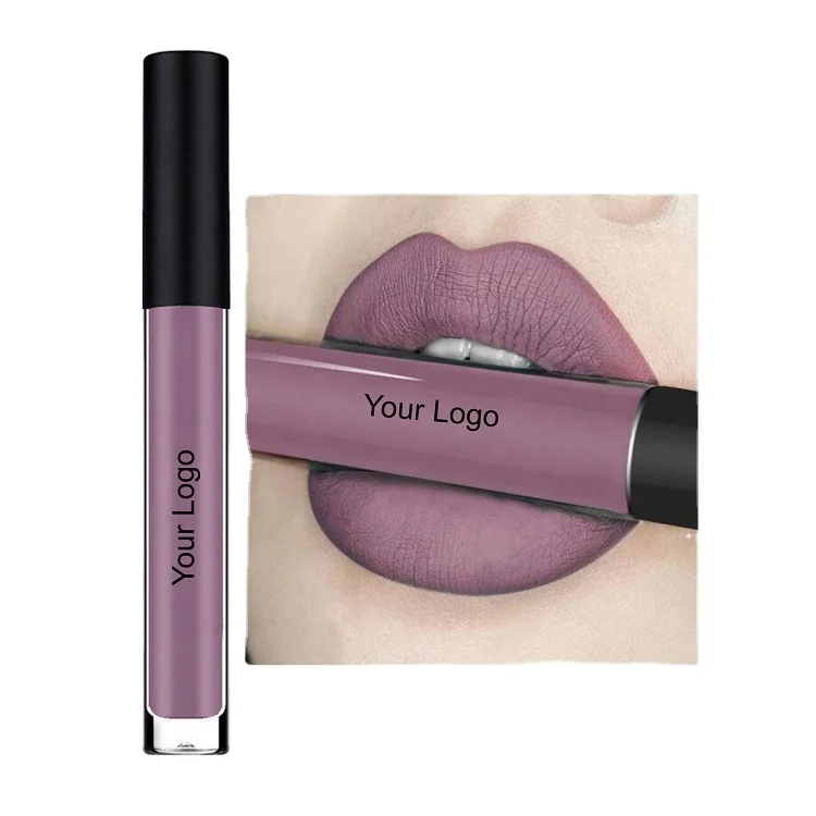 No Logo Lip Stick OEM Private Label Custom Waterproof Longlasting Matte Liquid Lipstick