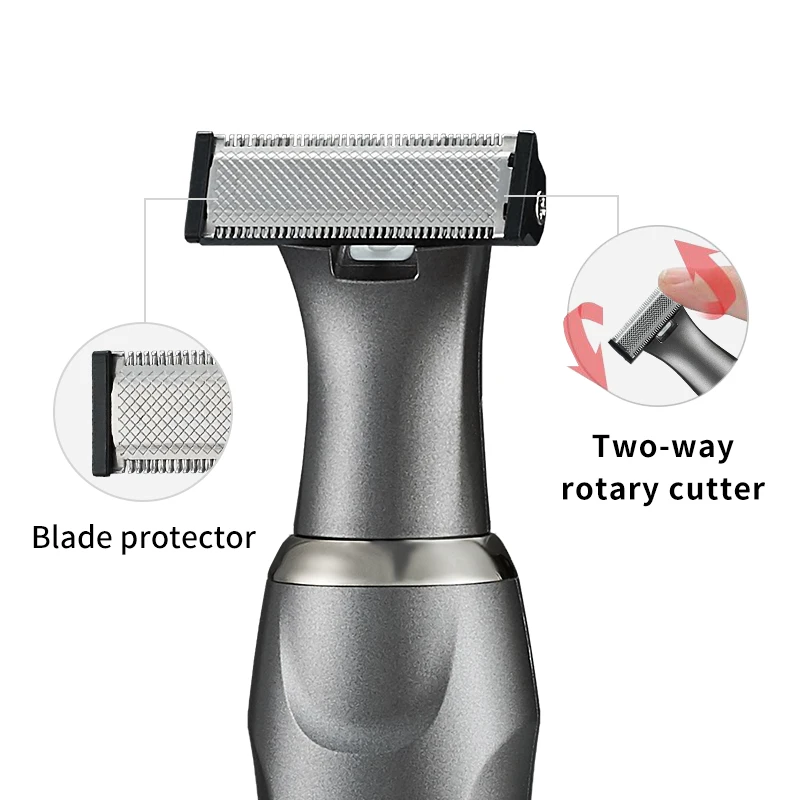 T Blade Edge Trimmer Shaver Kit Body Trimmer Waterproof Professional Rechargeable Electric Beard Shaver For Men