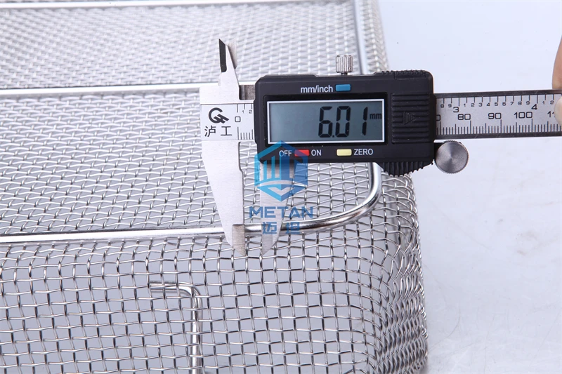 Stainless Steel Stamping Wire Mesh Medical Disinfection Basket