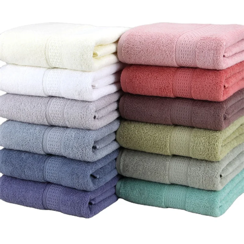 100% cotton colorful 70*140cm egyptian cotton bath towel wholesale