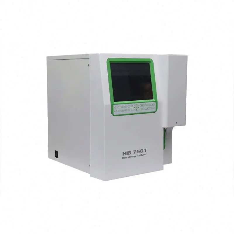 Portable automated blood analyzer 5-diff hematology analyzer 6 part function of hematology analyzer 5 parts