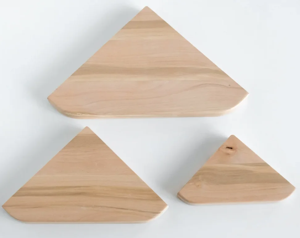 W251 Bathroom Set Corner Floating Shelves, wooden corner shelf for plants, wall corner shelf for storage organization
