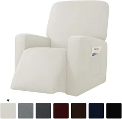 Stretch Recliner Cover Fabric Recliner Chair Cover Recliner Slipcover  -Piece Sofa Cover with Side Pocket
