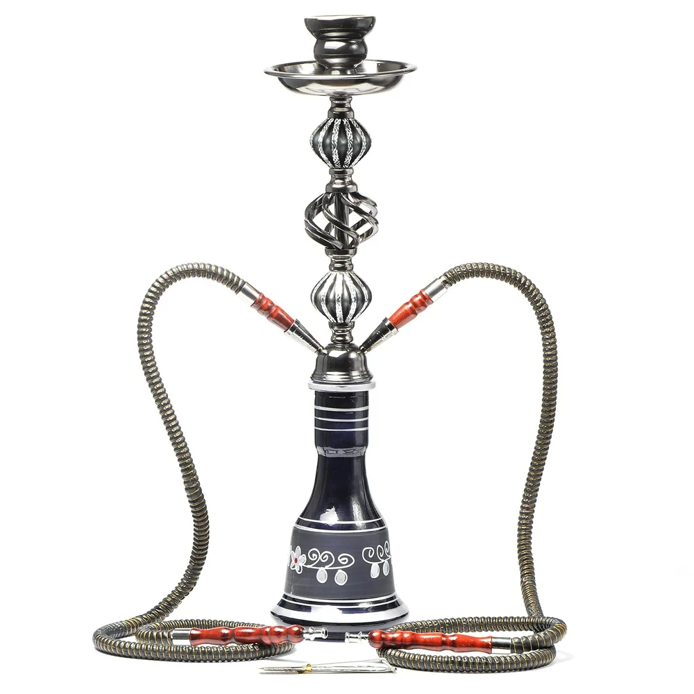 Турецкий кальян Sisha, 2 шланга, оптовая продажа, немецкий кальян из нержавеющей стали, кальян Khalil Mamoon Richman, русский гравитационный кальян