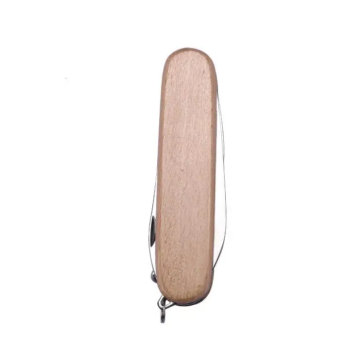 Hongfeng Precision 5-Blade Multi-Functional  Folding Knife with Wood Handle for Multi-Purpose Use