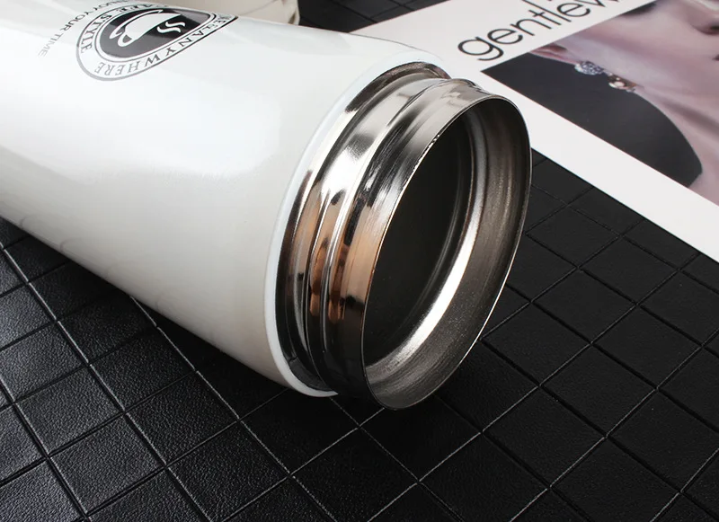 500 ml Double Wall Vacuum Warm Cold Insulated Water bottle Coffee Eco Friendly / Thermos para cafe