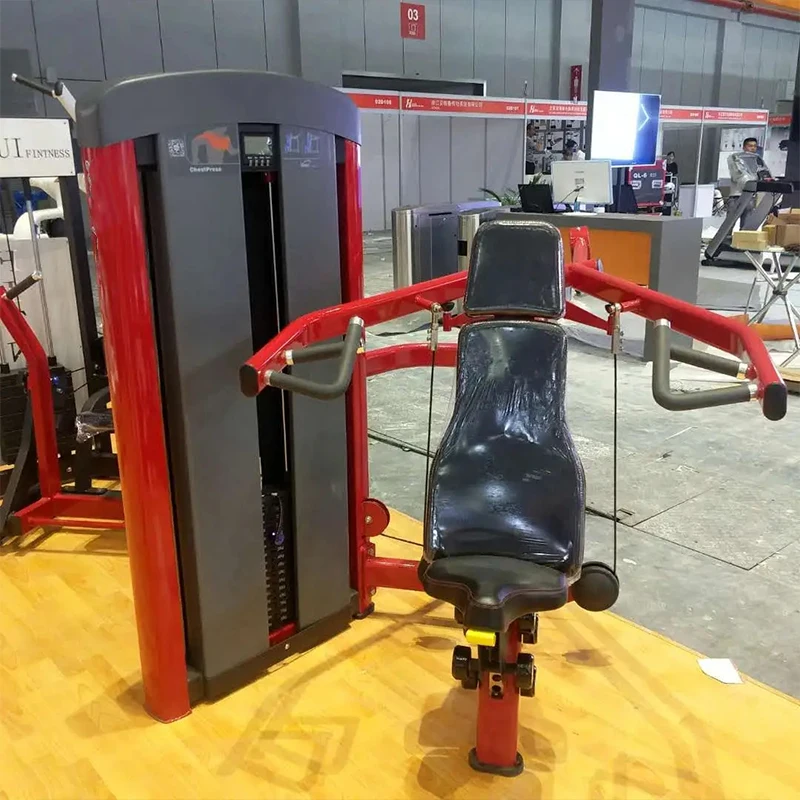 Pin Loaded Commercial Gym Strength Fitness Equipment China Manufacturer Seated Shoulder Press Machine