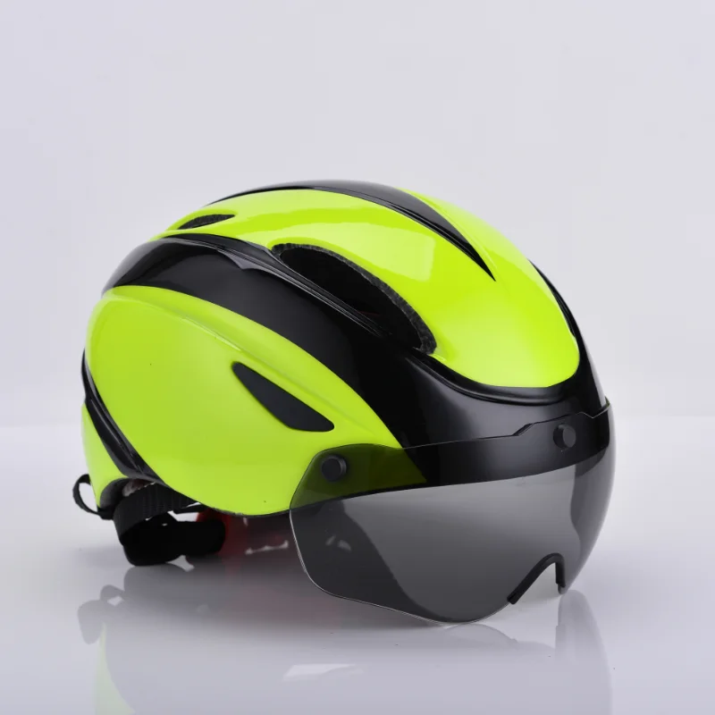 High Quality EPS Adult Mountain Bike Helmet with Detachable Velvet Lining and Goggles High Magnet Safety Bicycle Riding Gear