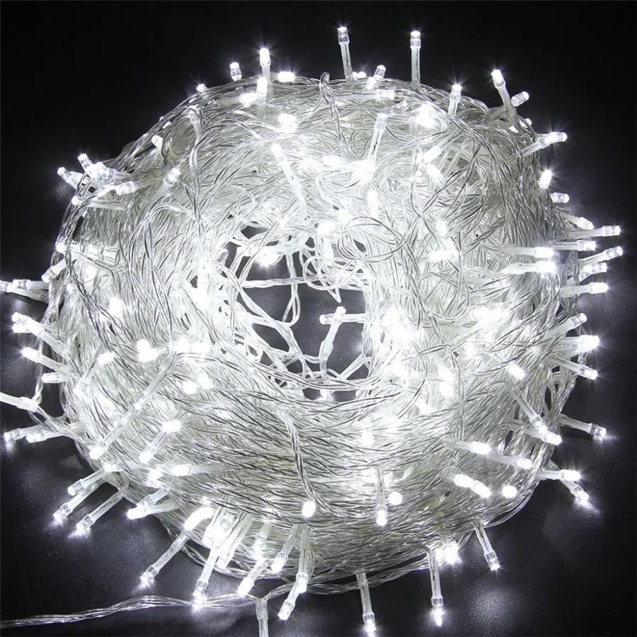 Custom 10M 100 Led String Lights Waterproof Lights 5M 10M 20M 30M 50M 100M Led String Fairy Light For Holiday Wedding Party