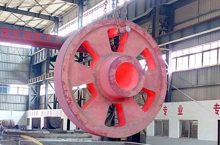 non-standard customized large 34CrMo4  Hardening V Grooved Pulley wheel