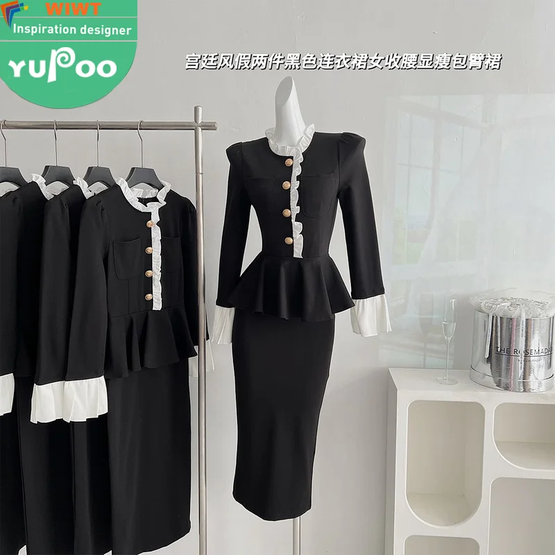 836-95-790 Designer Manufacturers Custom Woman Clothes Wholesale Prom Inspiration Elegant Vintage Lady Oem  Long Dresses