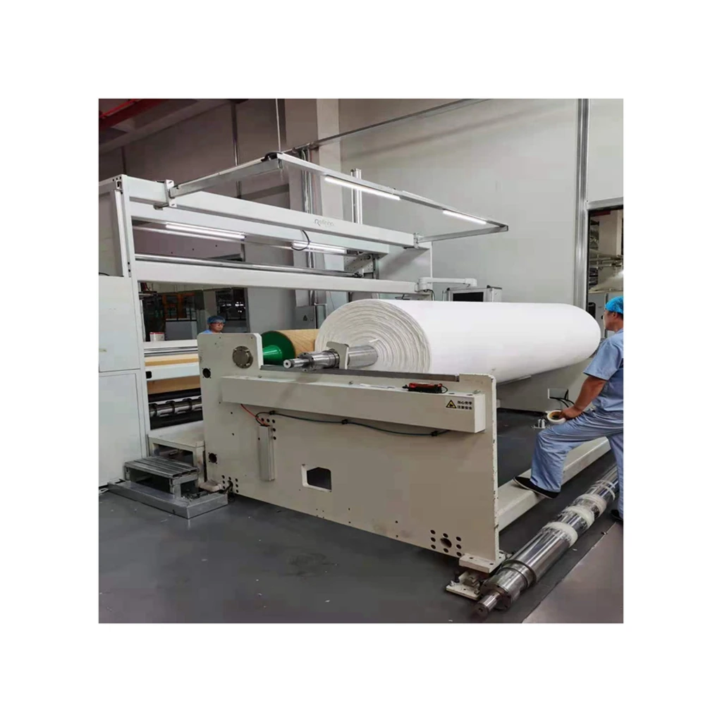 Woven Cloth Roll Inspection Machine Textile Spunlance Nonwoven Machine