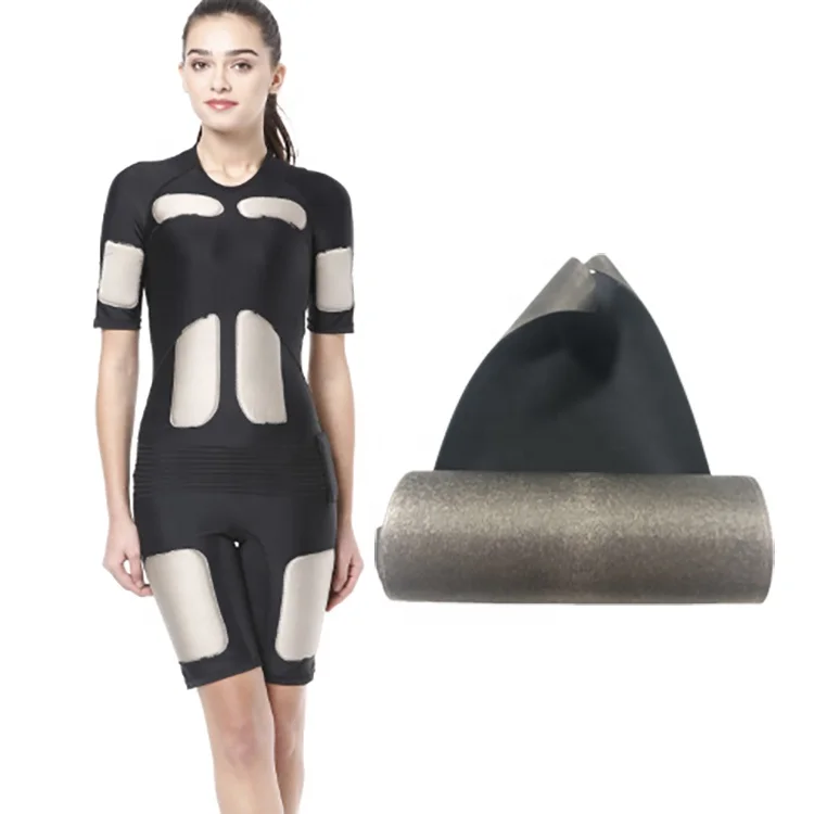 Фабрика Jinke электропроводящая силиконовая резина электрод лист ткань ems подкладки для костюма