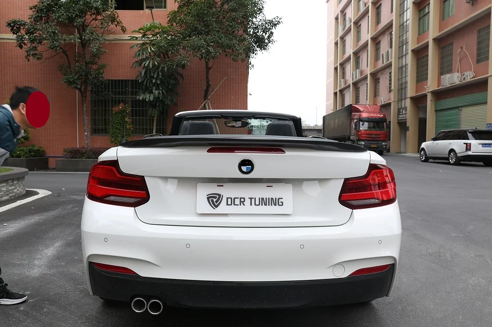 Performance Style For BMW F22 Coupe F23 220i M235i 228i 2 Door 2014-UP F87 M2 Carbon Fiber Rear Trunk Spoiler Wing