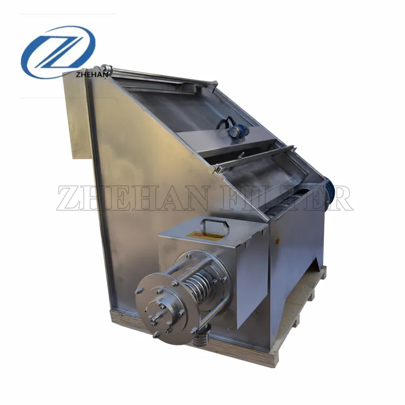 biogas residue Dewatering Machine solid liquid separator slurry drying used manure separator with slant screen