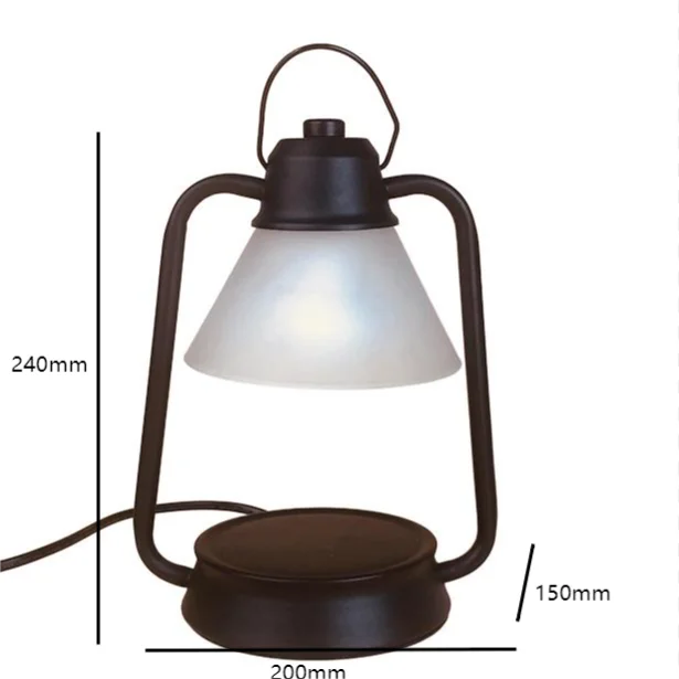 Modern minimalist diffused aromatherapy wax melting lamp suitable for bedroom study