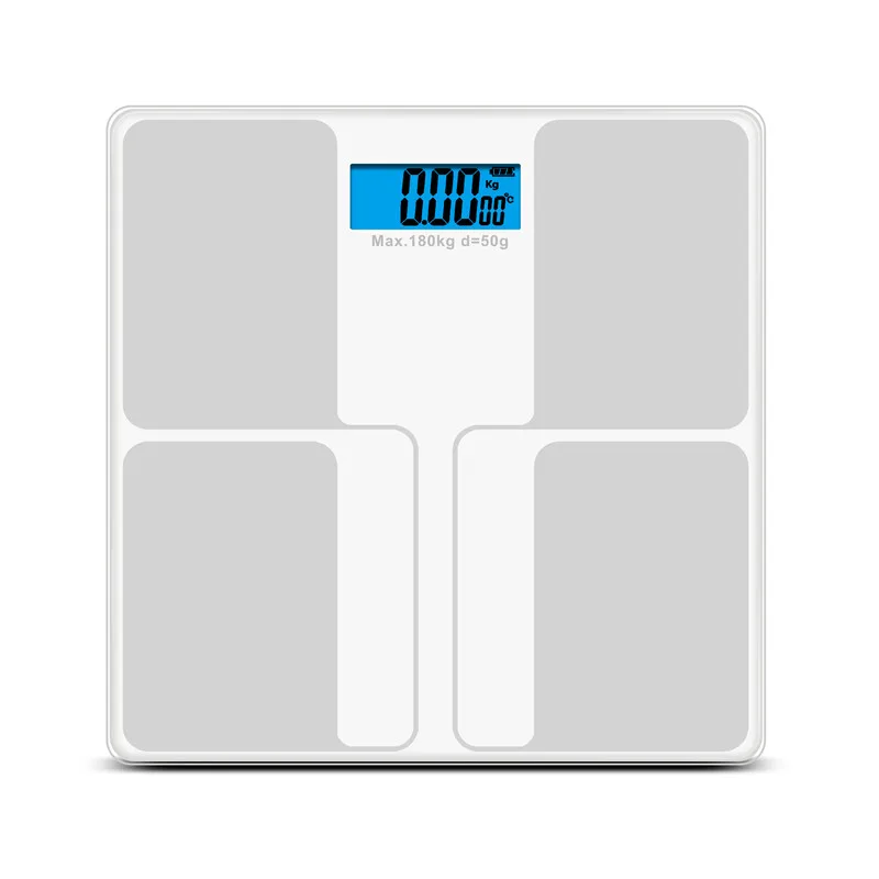 Bathroom Personal Digital Weighing Scale Kg Branded Bathroom Scale With Tempered Glass
