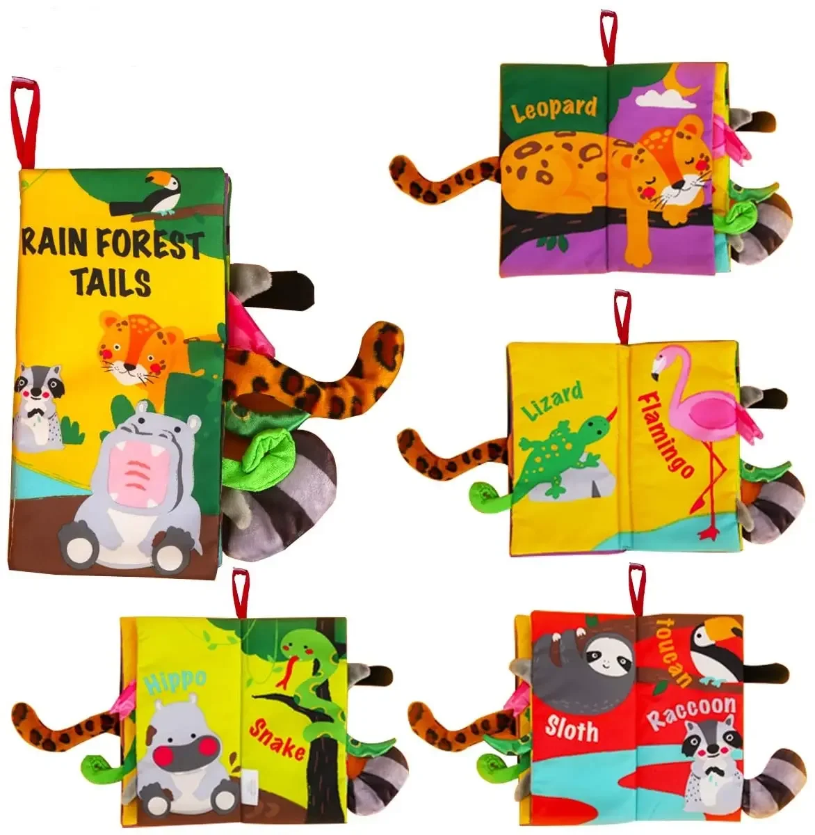 Baby Books Toys  Early Development Interactive Stroller Soft Toys, Shower Gifts Christmas Stocking Stuffers for Boys Girls