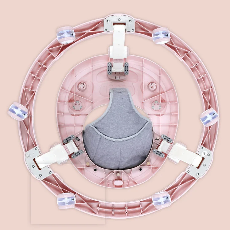 Foldable baby walker can sit and push