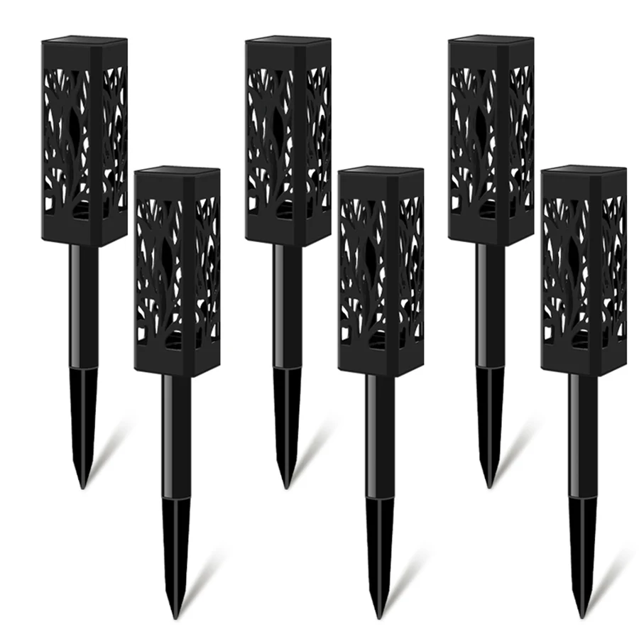 Уличные Ландшафтные декоративные водонепроницаемые садовые фонари для дорожек на солнечной батарее