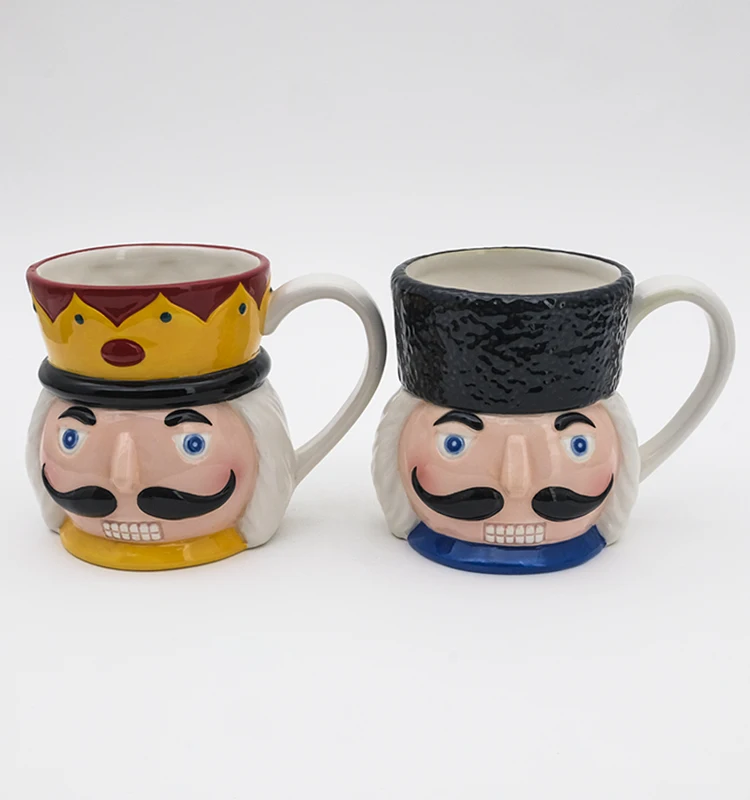 Wholesale 3D Cute Ceramic Coffee Mugs Animal Porcelain Coffee Mug