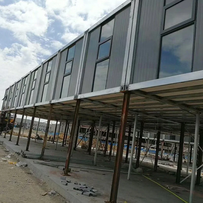 
Detachable container dormitory houses, steel prefabricated home 