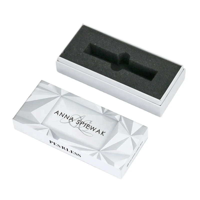 Bulk Order Eco-friendly Simple 2 pieces Cardboard Paper Box for Single Watch and Strap Display Case