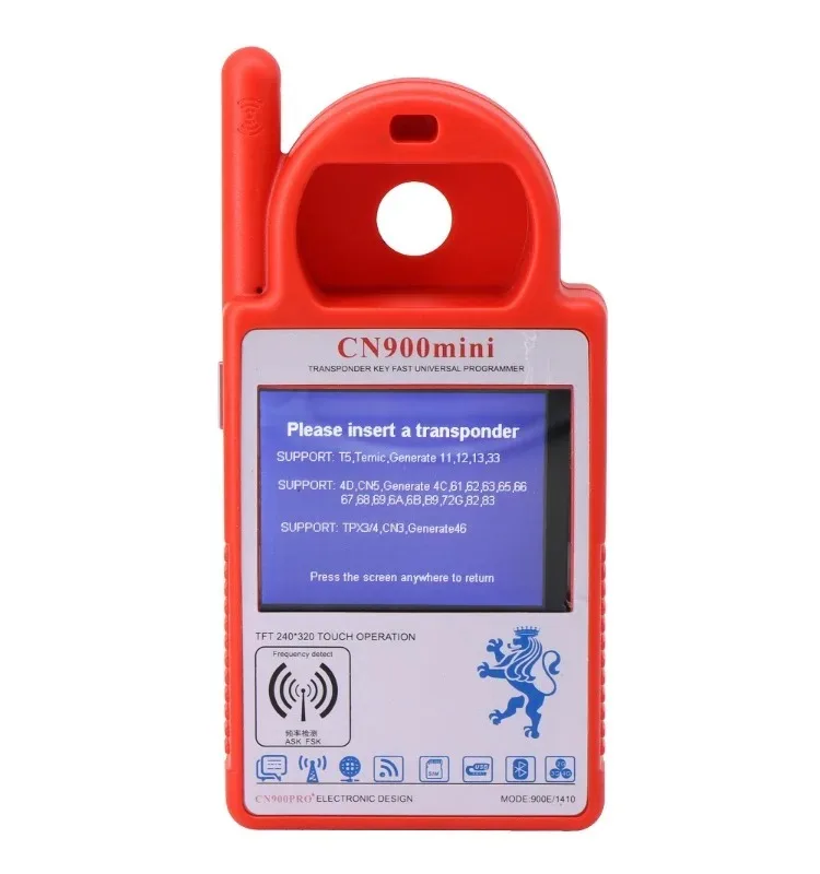 Newest version V5.18 CN900 Mini Transponder hand-held Key Programmer  English Language for 4C 46 4D 48 G Chips CN900MINI