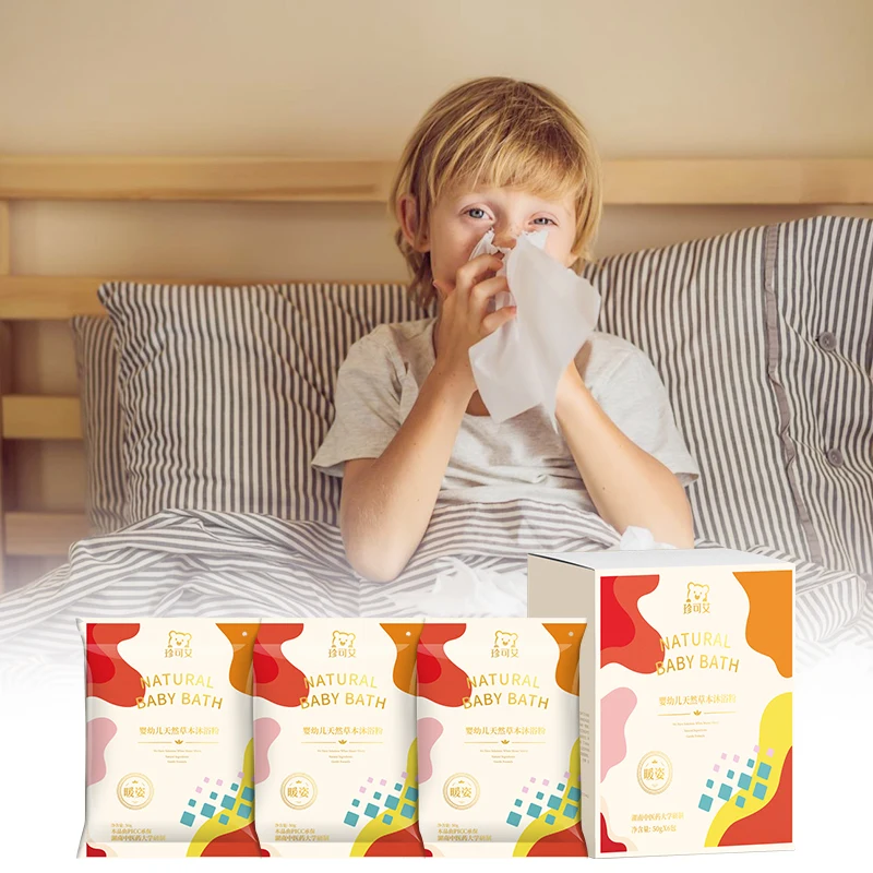 Китайская травяная медицина Aiyu для детей и детей, мешок для мытья и рассеивания холода