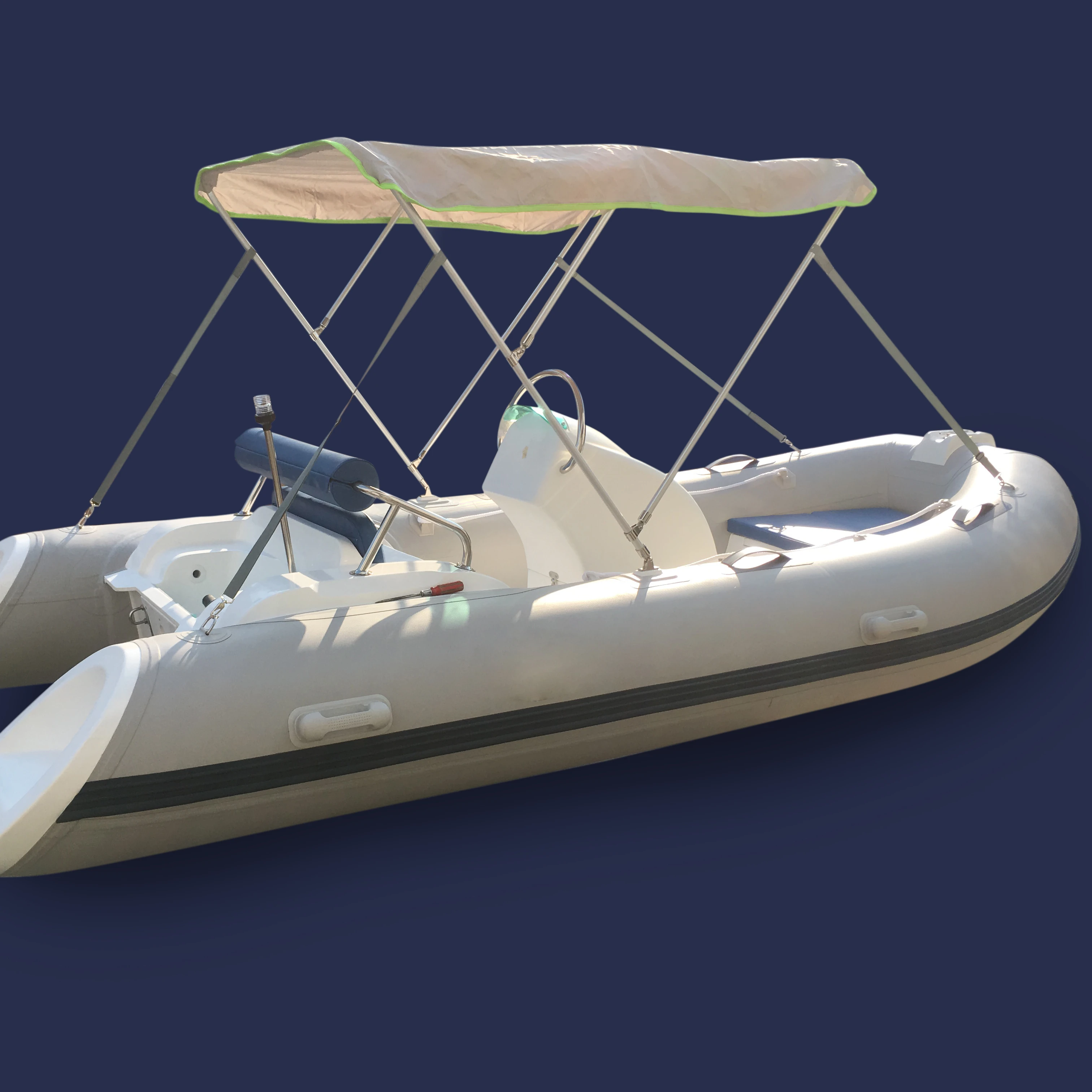 
Factory Direct Sale 390cm Long China Fiberglass Inflatable PVC Boat 