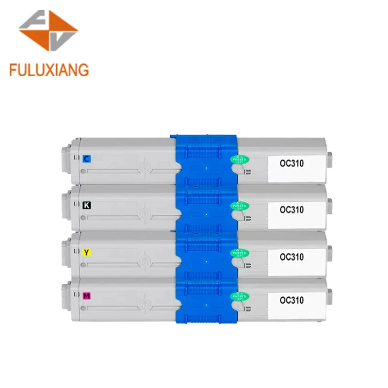 FLUXIANG Compatible C332 Toner Cartridge For OKI MC363 C332DN MC363DN Color Toner