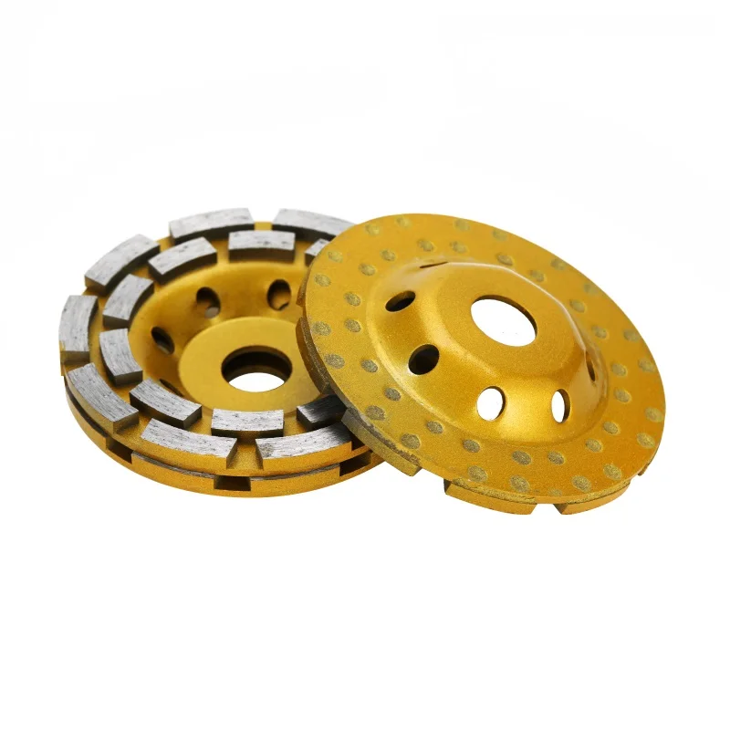Алмазный шлифовальный режущий диск Cheaps 125 мм двойной сырой турборяд станок колесный для бетона мрамора кирпича