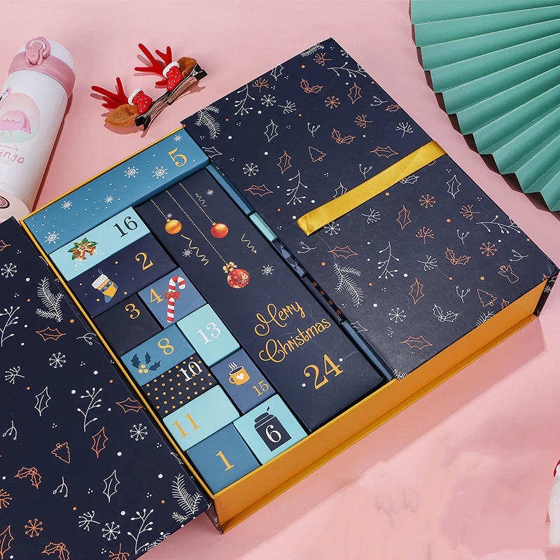 Wholesale Christmas gift boxes, candy gifts countdown, Advent gifts christmas gifts private label