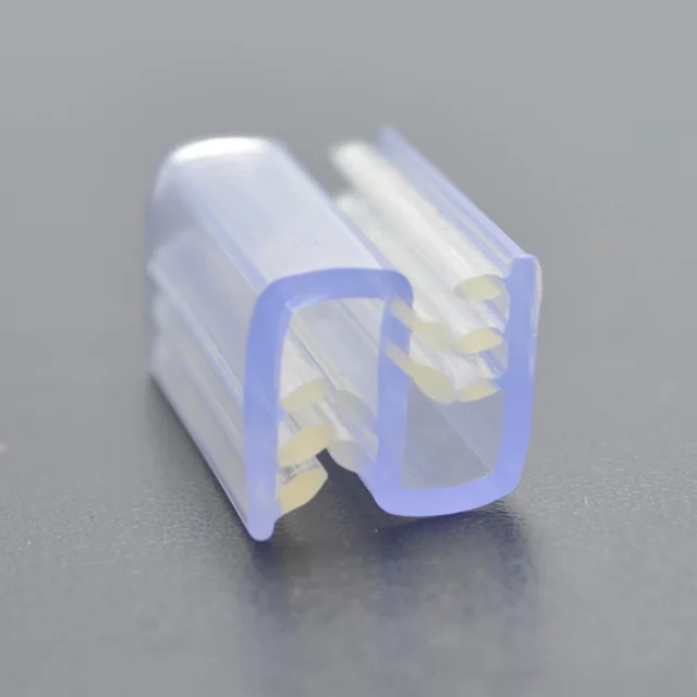 Custom PVC Shelf Plastic Strip Hook Grip Sign Clip POP Label Holder Supermarket Shelf Price Tag Sign Clamp Shelf Price Talker