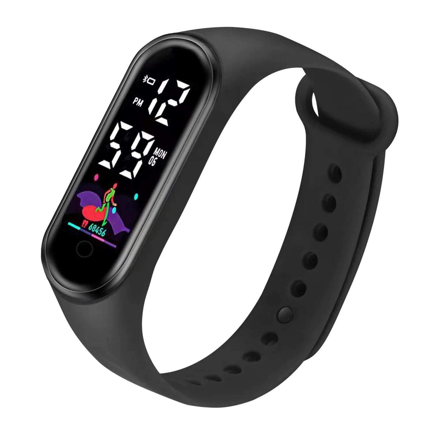 Cheapest Waterproof Smart Touch Screen Children Digital Led Watches Cartoon Student Sports Kids Watch Birthday Gifts