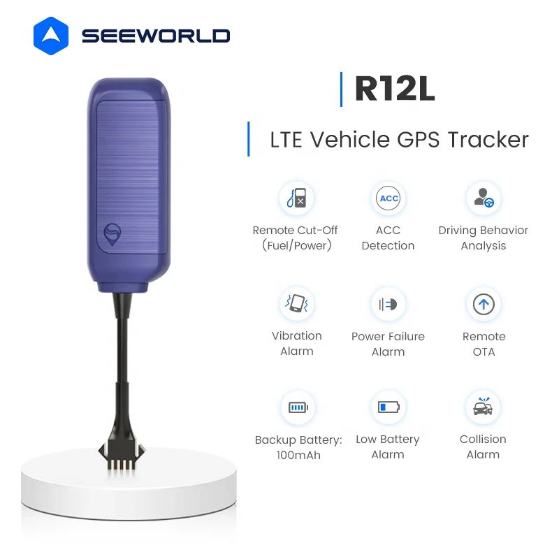 SEEWORLD Rastreador 4G GPS Locator Exterieur Track Device Vehicle Tracker Suitable Europe