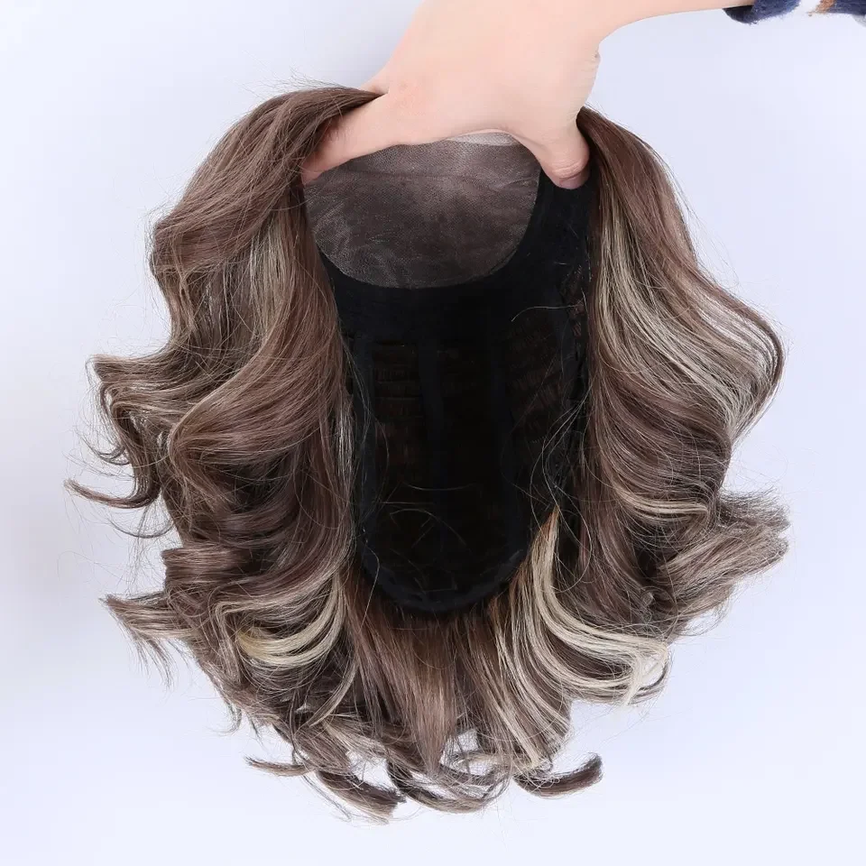 100% Unprocessed European Remy Hair  silk top full lace wig luxe alopecia wigs